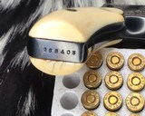 Smith and Wesson model 1903 Hand Ejector, 5 screw, .32, Engraved W/Ivory Grips - 6 of 23