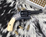Smith and Wesson model 1903 Hand Ejector, 5 screw, .32, Engraved W/Ivory Grips - 5 of 23