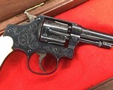 Smith and Wesson model 1903 Hand Ejector, 5 screw, .32, Engraved W/Ivory Grips - 19 of 23