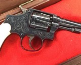 Smith and Wesson model 1903 Hand Ejector, 5 screw, .32, Engraved W/Ivory Grips - 21 of 23