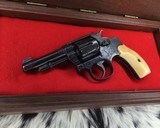 Smith and Wesson model 1903 Hand Ejector, 5 screw, .32, Engraved W/Ivory Grips - 14 of 23