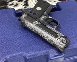 Colt Series 80 MK IV Mustang .380 acp, Hand Engraved, Boxed - 8 of 11