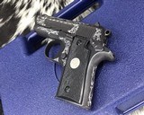 Colt Series 80 MK IV Mustang .380 acp, Hand Engraved, Boxed - 6 of 11