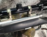 Remington 700 , Embellished Stainless DBM ,7mm Magnum, W/Pentax Banner Scope - 18 of 20