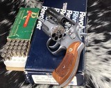 Smith & Wesson model 65, 3 inch. Stainless .357 Magnum, Boxed - 5 of 18