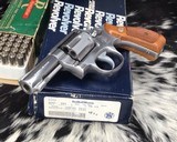 Smith & Wesson model 65, 3 inch. Stainless .357 Magnum, Boxed - 6 of 18