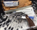 Smith and Wesson’s 10-5 Nickel, Four inch, Boxed, Pristine - 9 of 20