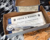 Smith and Wesson K38 Combat Masterpiece, model 15, Boxed Nickel 2 inch. 99% - 9 of 17