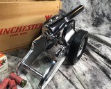 1955 Deluxe Chrome Winchester Signal Cannon with Pine Crate and Ammunition, 10 Gauge. - 4 of 25