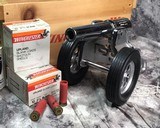 1955 Deluxe Chrome Winchester Signal Cannon with Pine Crate and Ammunition, 10 Gauge. - 16 of 25