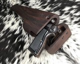 WWII German Wauffen Marked, Slotted FN High Power, W stock/holster 9mm, Numbers match. - 3 of 19