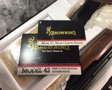 Browning model 42 Pump .410 Ga Shotgun, New In Box - 3 of 16