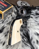 COLT CUSTOM SHOP SHERRIFF'S MODEL SINGLE ACTION REVOLVER WITH BOX, FACTORY IVORY - 2 of 22