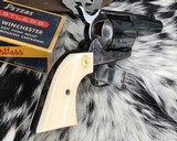 COLT CUSTOM SHOP SHERRIFF'S MODEL SINGLE ACTION REVOLVER WITH BOX, FACTORY IVORY - 12 of 22