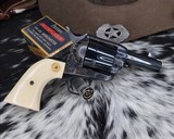 COLT CUSTOM SHOP SHERRIFF'S MODEL SINGLE ACTION REVOLVER WITH BOX, FACTORY IVORY - 1 of 22