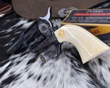 COLT CUSTOM SHOP SHERRIFF'S MODEL SINGLE ACTION REVOLVER WITH BOX, FACTORY IVORY - 14 of 22