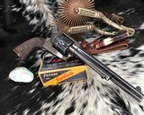 COLT FRONTIER SIX SHOOTER SINGLE ACTION REVOLVER (1921). W/Colt Archives letter - 8 of 18