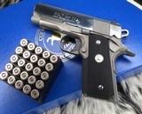 Colt Lightweight Officers Model, Bright Stainless and Alloy, Custom Shop, .45acp, Boxed - 10 of 25