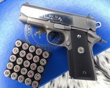 Colt Lightweight Officers Model, Bright Stainless and Alloy, Custom Shop, .45acp, Boxed - 22 of 25