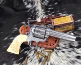 Antique Colt SAA,4.75 inch, Engraved, Carved Ivory, Born 1892 - 14 of 25