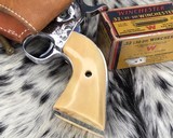 Antique Colt SAA,4.75 inch, Engraved, Carved Ivory, Born 1892 - 7 of 25