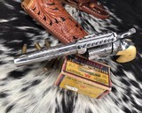 Antique Colt SAA,4.75 inch, Engraved, Carved Ivory, Born 1892 - 16 of 25