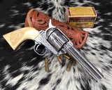 Antique Colt SAA,4.75 inch, Engraved, Carved Ivory, Born 1892 - 15 of 25