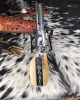 Antique Colt SAA,4.75 inch, Engraved, Carved Ivory, Born 1892 - 20 of 25
