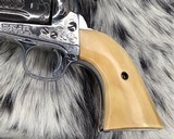 Antique Colt SAA,4.75 inch, Engraved, Carved Ivory, Born 1892 - 9 of 25