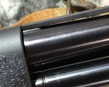 Engraved Ithaca Model 37 Slide Action Shotgun with Case, .28 Ga. - 18 of 25