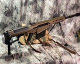 Barrett M107A1 Semi-Auto ..50 BMG New In Box, FDE - 1 of 7