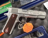 Colt 70 Series Government Model Stainless, Hand Engraved, New - 12 of 16