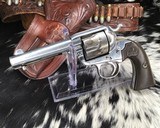 1900 Colt Single Action Bisley Model, 38/40 Nickel, W/Colt Letter - 12 of 18