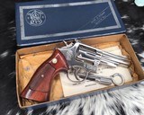 Smith and Wesson .357 Combat Magnum, Model 19-3, Nickel, Boxed - 1 of 15