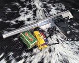 High Standard Sport King Semi-Auto Pistol, Rare Nickel Gun, Boxed - 13 of 18