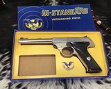 High Standard Sport King Semi-Auto Pistol, Rare Nickel Gun, Boxed - 18 of 18