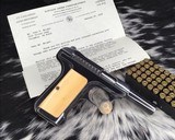Savage Model 1907,.32 acp, Factory Letter W/Ivory Grips - 8 of 17