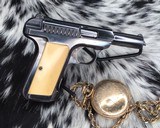 Savage Model 1907,.32 acp, Factory Letter W/Ivory Grips - 16 of 17