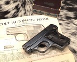 1908 Colt Pistol ,Born 1918 ,98% , Original Box - 8 of 19