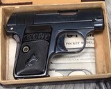 1908 Colt Pistol ,Born 1918 ,98% , Original Box - 3 of 19