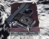1908 Colt Pistol ,Born 1918 ,98% , Original Box - 10 of 19