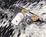 Damascened Automatica Espanola, Gold and Mother of Pearl, Pocket .25 ACP - 4 of 25