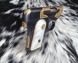 Damascened Automatica Espanola, Gold and Mother of Pearl, Pocket .25 ACP - 11 of 25