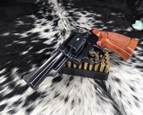 Smith and Wesson model 19, .357 Combat Magnum, 4 in. Boxed, pinned and recessed. - 6 of 16