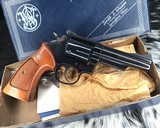 Smith and Wesson model 19, .357 Combat Magnum, 4 in. Boxed, pinned and recessed. - 1 of 16