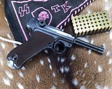 1937 GERMAN MAUSER S/42 MODEL P.08 9mm PISTOL, Matching - 3 of 24