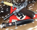 1937 GERMAN MAUSER S/42 MODEL P.08 9mm PISTOL, Matching - 1 of 24