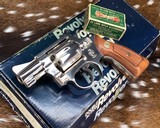 Smith and Wesson Model 34-1 Kit Gun, Nickel 2 inch, .22 LR, Boxed, 98% - 9 of 16