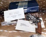 Smith and Wesson Model 34-1 Kit Gun, Nickel 2 inch, .22 LR, Boxed, 98% - 3 of 16