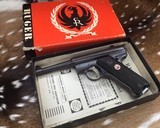 1950 Ruger MKI, First Year, 4 Digit S.N., Red Eagle Grips, Boxed - 8 of 11